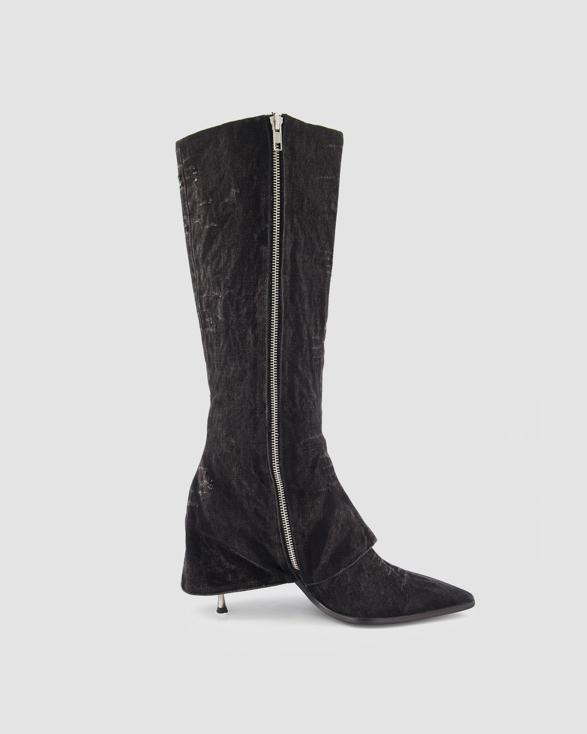 BLACK BUCKLE BOOTS