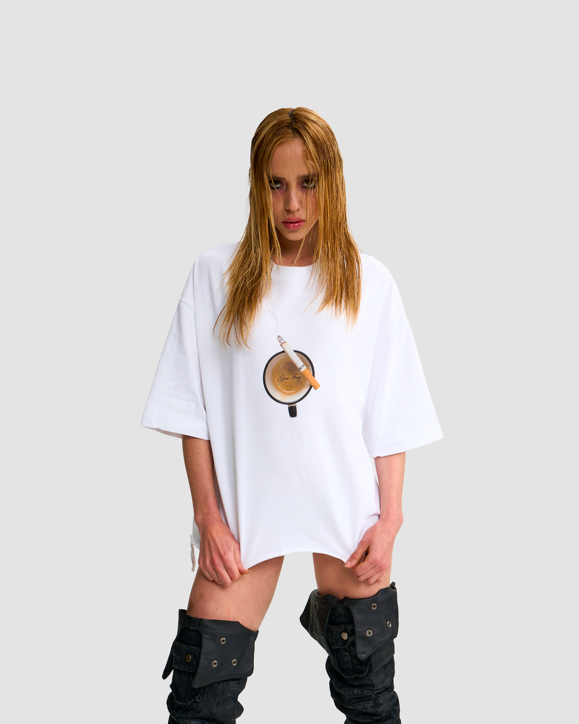 COFFEE OVERSIZED T-SHIRT