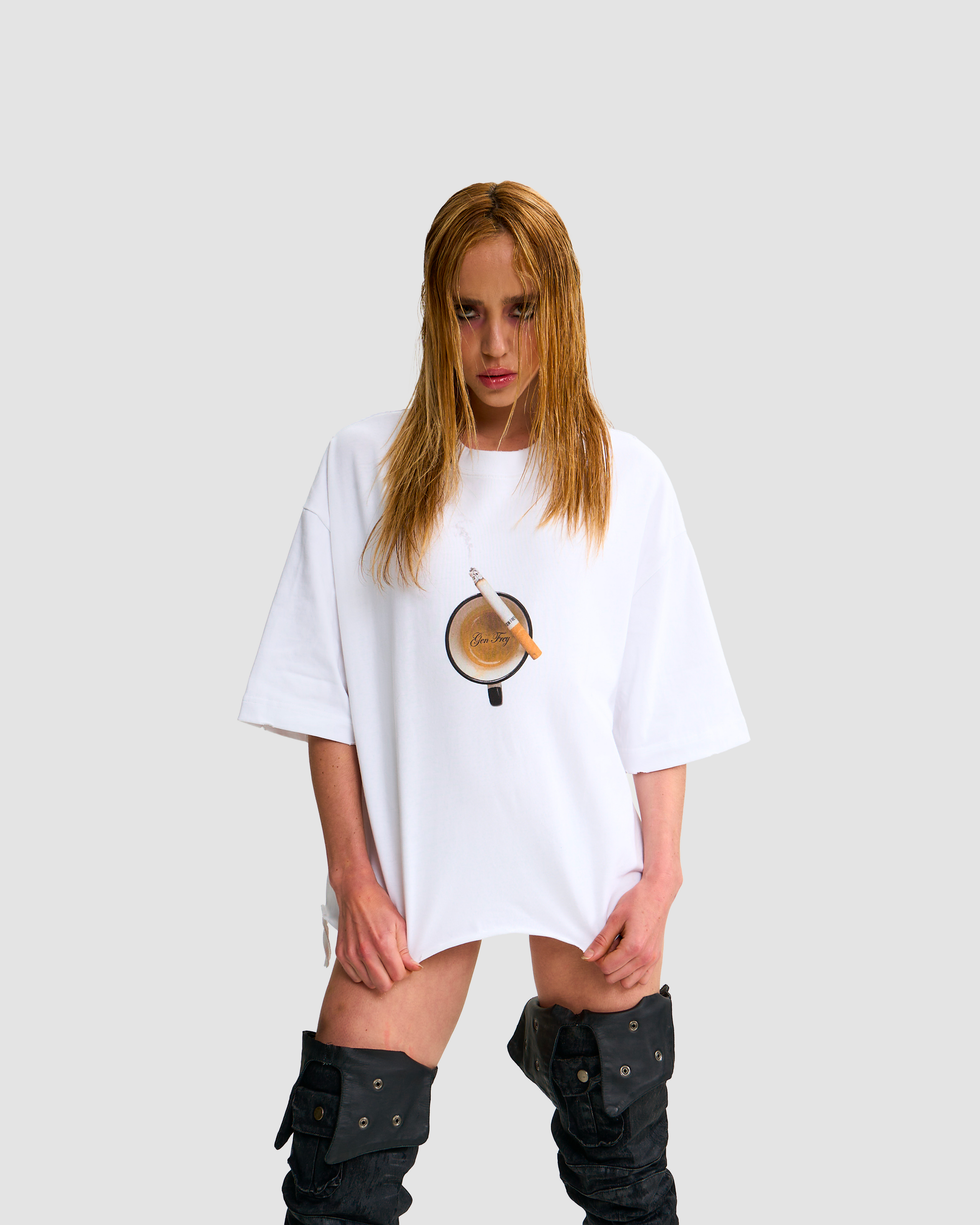 COFFEE OVERSIZED T-SHIRT